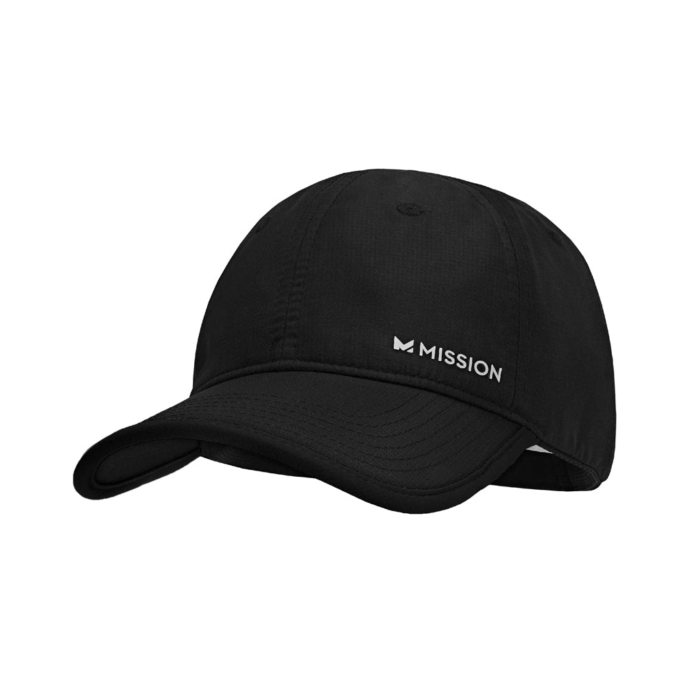 Cooling Performance Hat Caps MISSION Black One Size