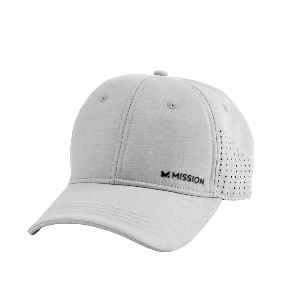 Cooling Vented Performance Hat Caps MISSION One Size Alloy Heather