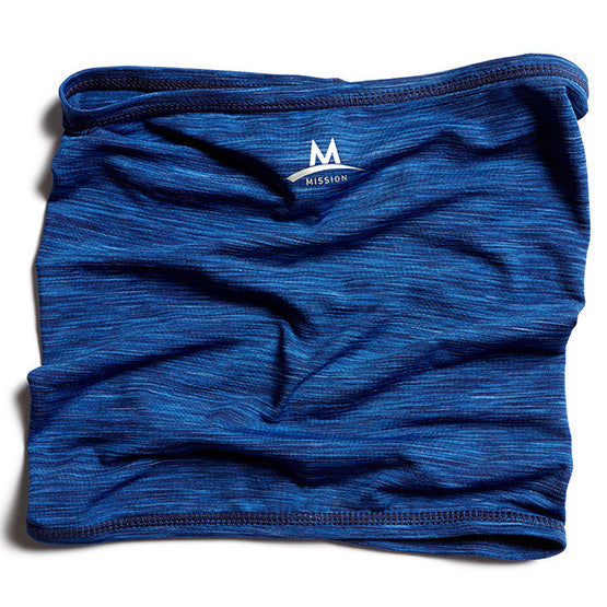 Cooling Compact Neck Gaiter/Mask | Royal Blue Space Dye Neck Gaiters MISSION Royal Blue Space Dye  