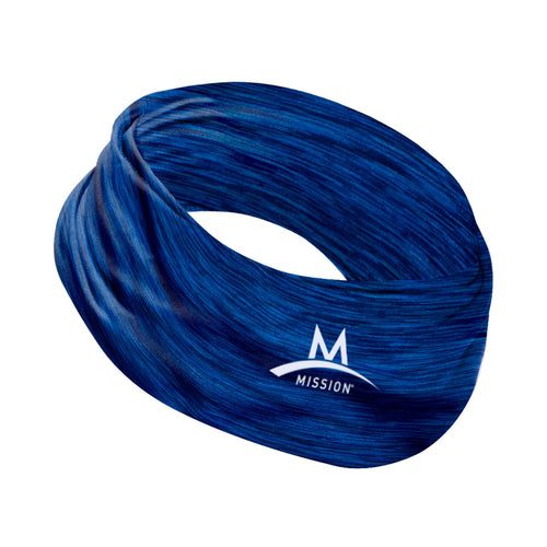 Cooling Compact Neck Gaiter/Mask | Royal Blue Space Dye Neck Gaiters MISSION   