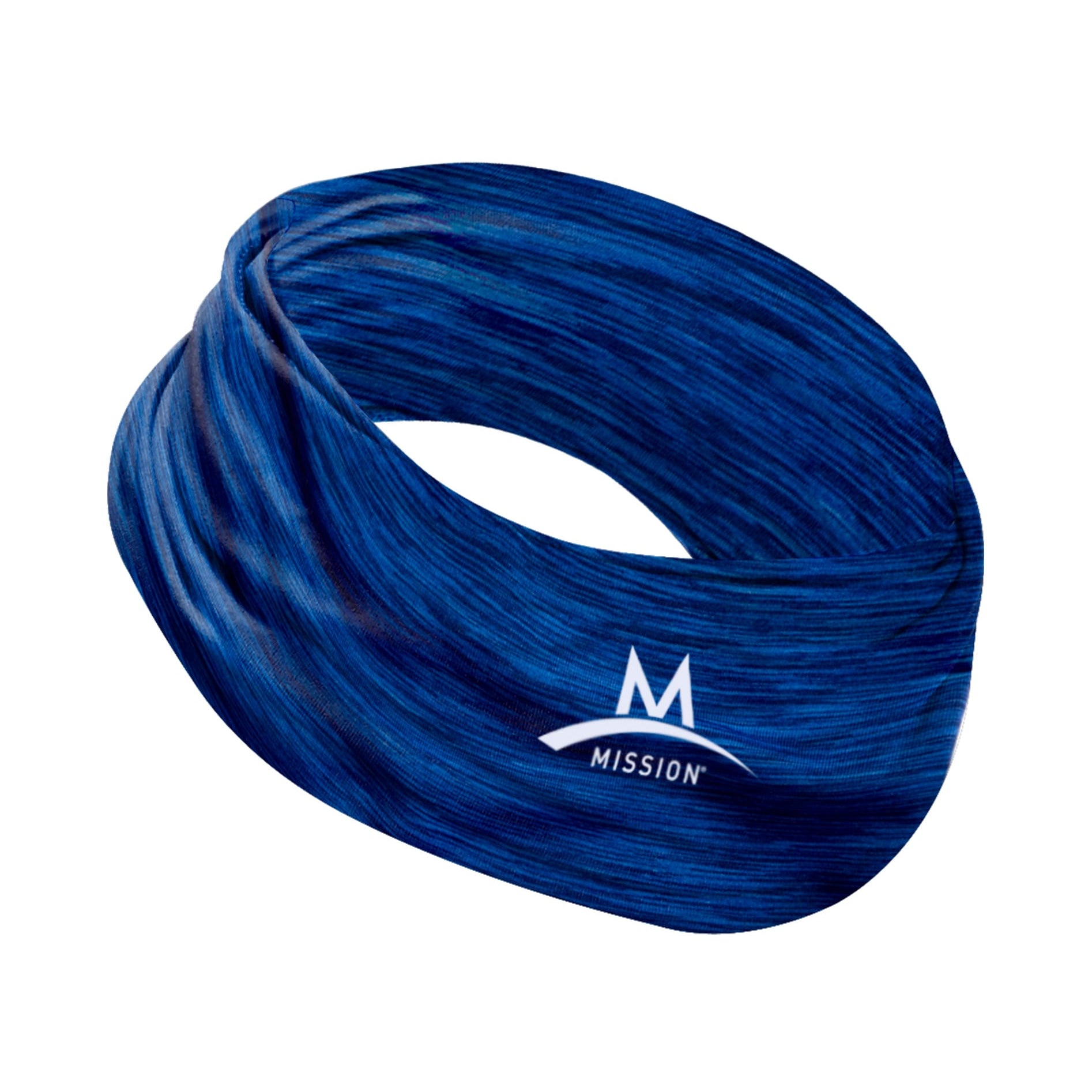 Cooling Compact Neck Gaiter/Mask | Royal Blue Space Dye Neck Gaiters MISSION   