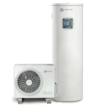 Split heat pump hot water system